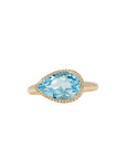 Coastal Blue Topaz Ring