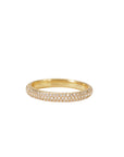 Rounded Pave Diamond Band