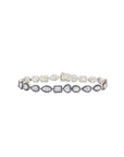 Mixed Shape Diamond and Sapphire Bracelet
