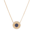 Evil Eye Disc Necklace