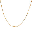 Yellow Diamond Bead Necklace