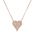 Small Diamond Heart Necklace