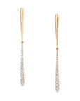 Diamond Swing Stick Earrings