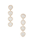 Quad Sliced Diamond Drop Earrings
