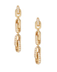 Movement Link Diamond Earrings