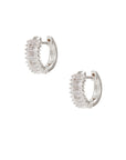Baguette Diamond Scintillate Hoops