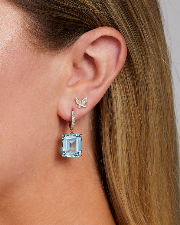 Square Stone Drop Earrings – Kai Linz