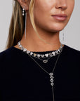 Quad Sliced Diamond Lariat