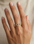 Diamond Shiplink Ring