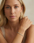 Movement Link Diamond Earrings
