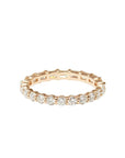 Baguette & Round Diamond Eternity Band