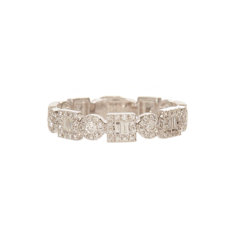 Floral Frost Diamond Bracelet