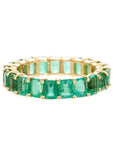 Emerald Khan Eternity Ring