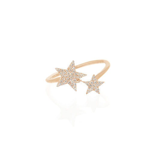 Emily Double Star Ring