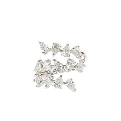 Floral Frost Diamond Bracelet