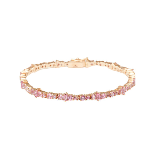 Pink Cluster Bracelet