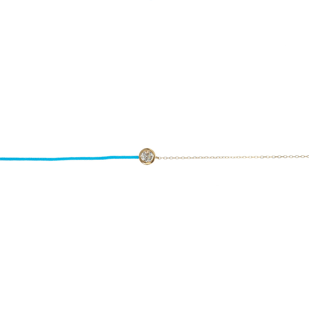 9ct Gold silk cord beaded tassel adjustable friendship bracelet – Silver  Stuff Jewellery