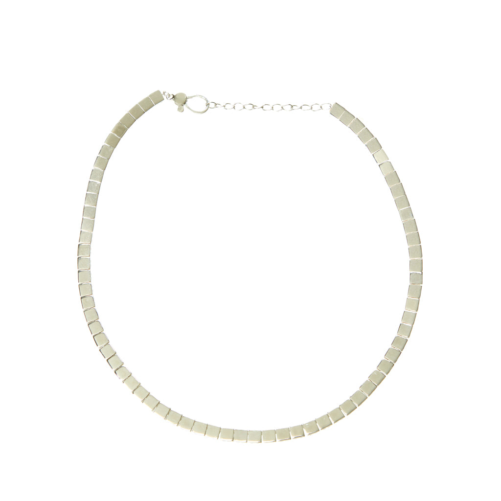Cleo Gold Plaque Necklace