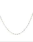 Grey Diamond Bead Necklace