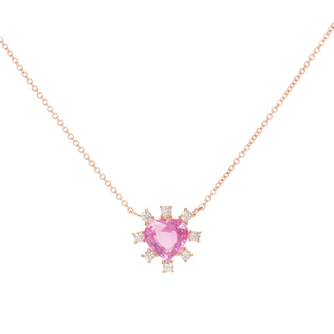 Pressed LOVE Diamond Necklace