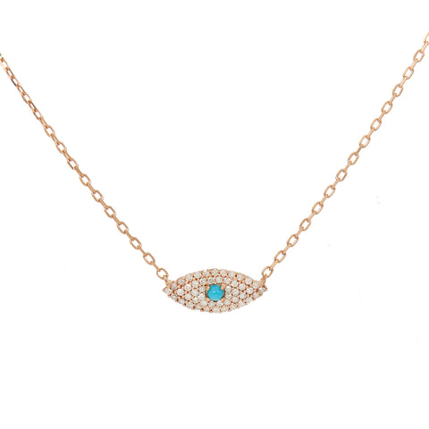 LOVED Necklace in Pave Diamonds