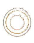 Classic Diamond Hoops