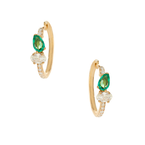 Maey Emerald & Diamond Ring