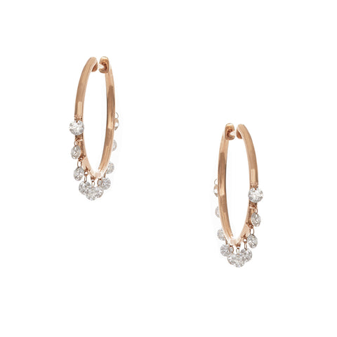 Dual Diamond Link Earrings