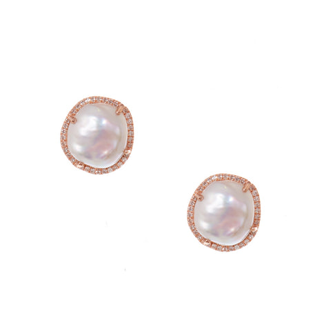 Pearl & Diamond Bubble Huggies