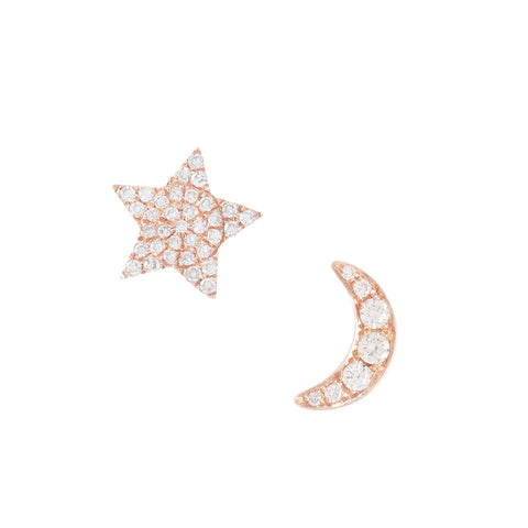 Pave Letter Studs