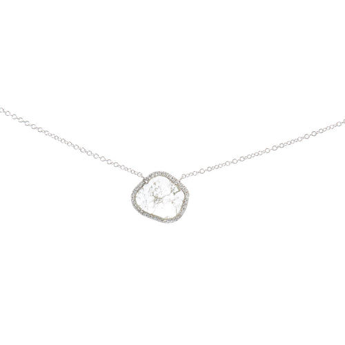 Poppy Slice Diamond Necklace